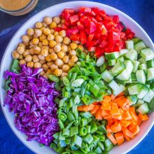 Asian Chickpea Chopped Salad-image