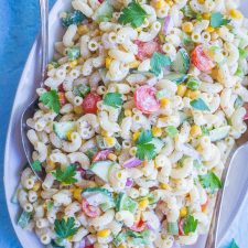 Healthier Mayo-Free Macaroni Salad-image