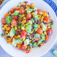 Loaded Summer Vegetable Salad with Black Beans-image