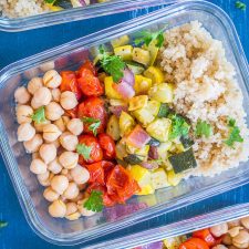 Roasted Summer Vegetable Meal Prep Bowls-image