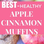 Pinterest collage pin for Best Healthy Apple Cinnamon Muffins