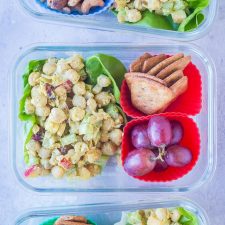 Chickpea and Lentil Taco Salad Meal Prep Bowls - She Likes Food