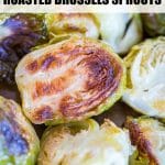 Pinterest text pin for the Best Simple Roasted Brussels Sprouts