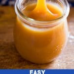 Easy Vegan Caramel Sauce Pinterest collage pin