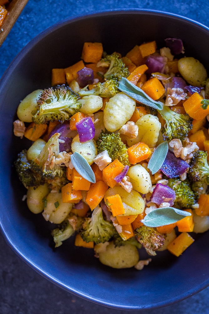 Sheet Pan Roasted Gnocchi, Butternut Squash and Broccoli