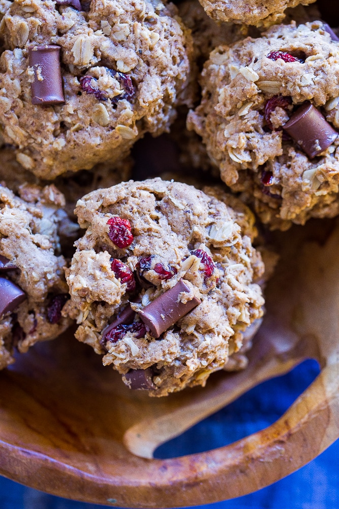 Tray full of Healthier Oatmeal Cookies