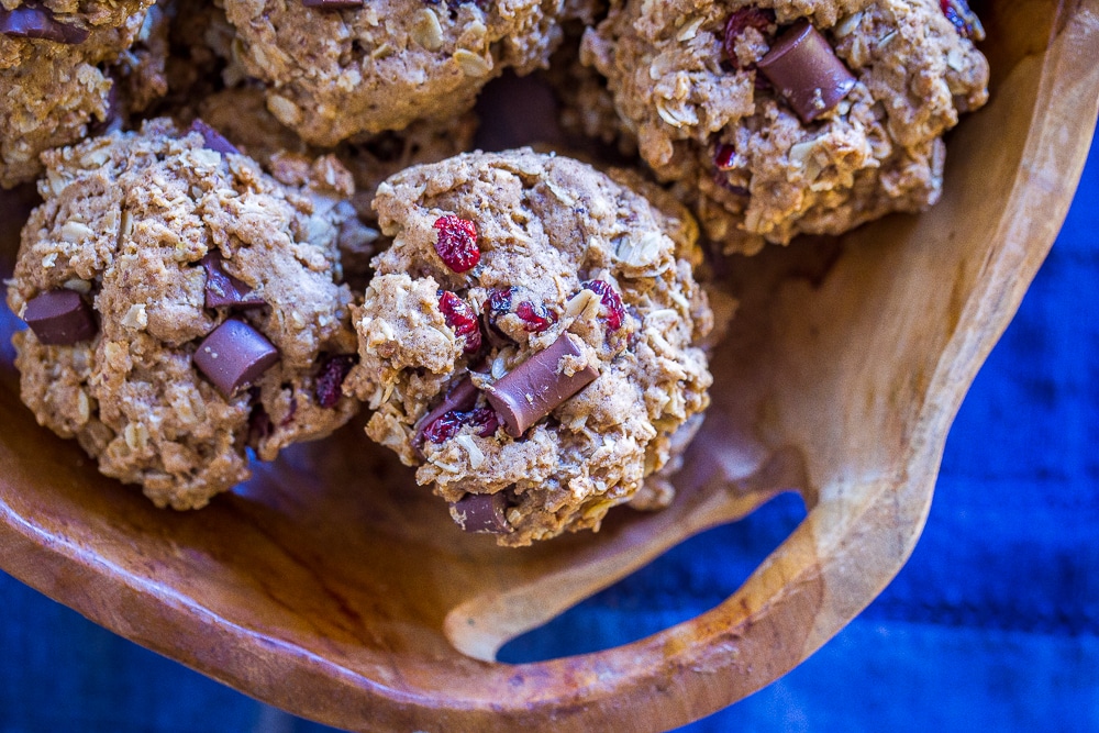 Tray full of Healthier Oatmeal Cookies