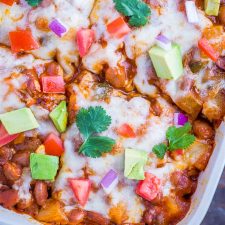 Cheesy Potato Enchilada Casserole-image