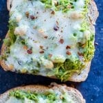 Pinterest collage pin for Spaghetti Squash Melts with Pesto and White Beans
