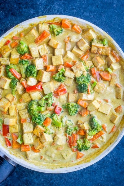 Easy Coconut Curry with Tofu {30 Minutes, One Pan} - She Likes Food