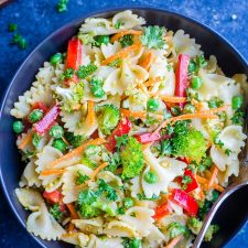 Primavera Pasta Salad {Vegan}-image