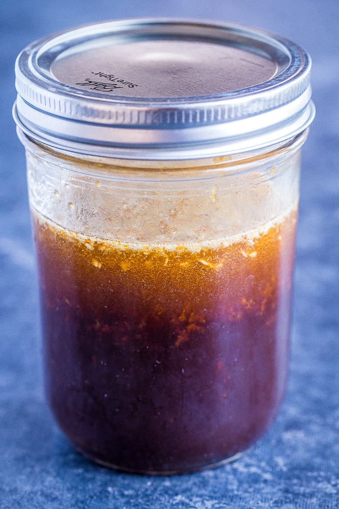 The Best Stir Fry Sauce in a mason jar
