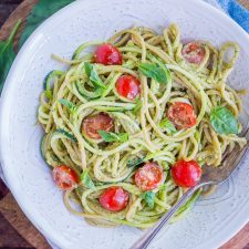 Avocado Pesto Zucchini Noodles-image