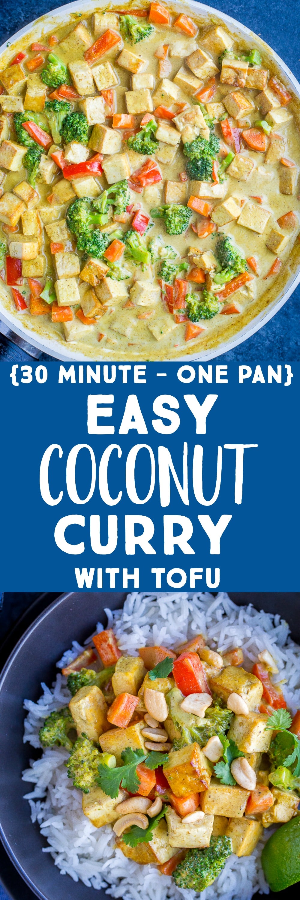Easy Coconut Curry with Tofu {30 Minutes, One Pan} She Likes Food
