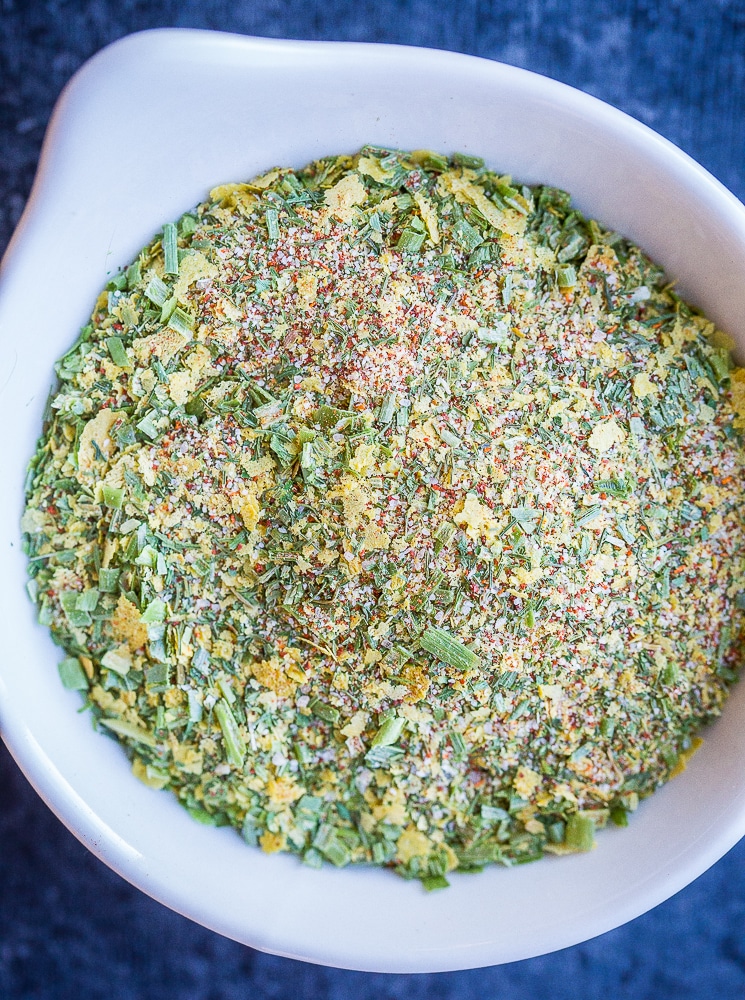 A bowl of Healthy Homemade Ranch Seasoning