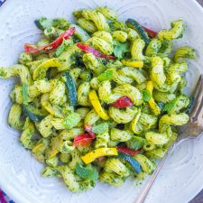 Pesto Pasta with Summer Vegetables-image