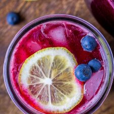 Homemade Blueberry Lemonade (Refined Sugar Free)-image