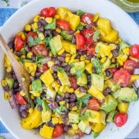 Black Bean Salad with Mango and Avocado