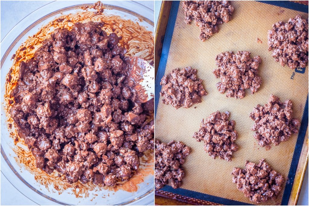 How to make these No Bake S'Mores Cookies