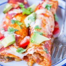The Best Vegetarian Enchiladas-image