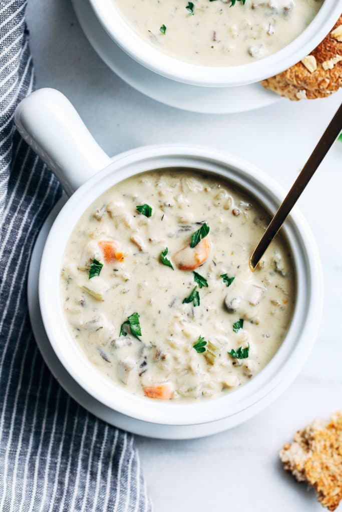 Vegetarian Soup Recipes in a bowl