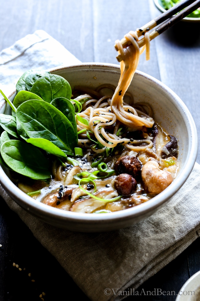 Vegetarian Soup Recipes in a bowl