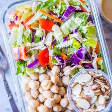 Chopped Asian Salad with Chickpeas [Meal Prep]-image