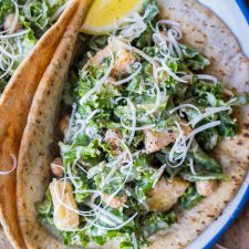 Kale Caesar Salad Pitas-image