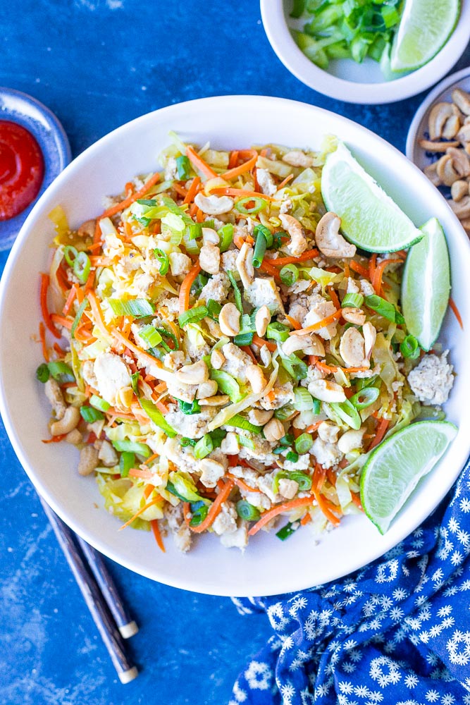 Vegetarian Egg Roll In A Bowl