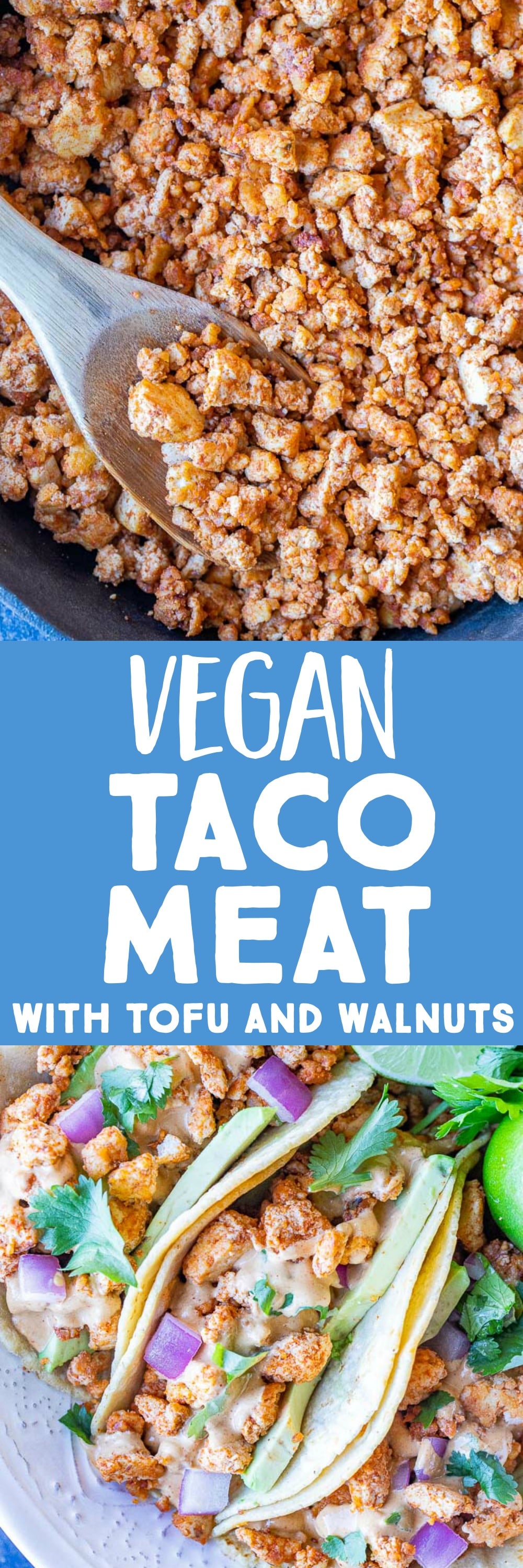 Vegan Taco Meat with Tofu and Walnuts - She Likes Food
