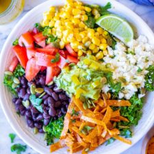 Mexican Kale Salad with Cumin Lime Dressing-image