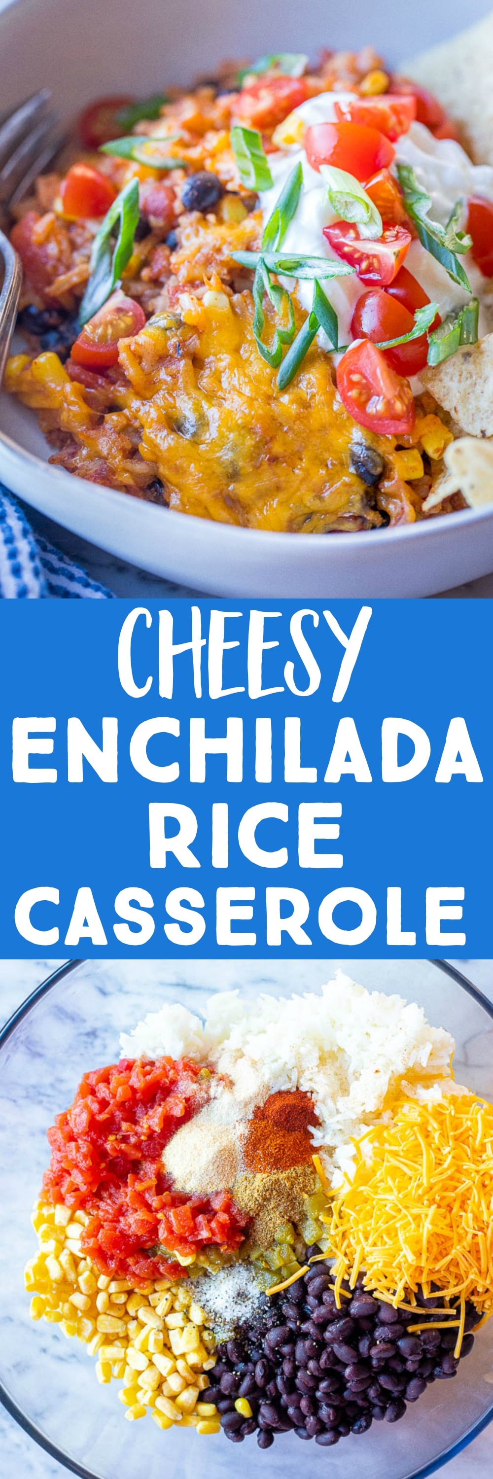 Cheesy Enchilada Rice Casserole She Likes Food