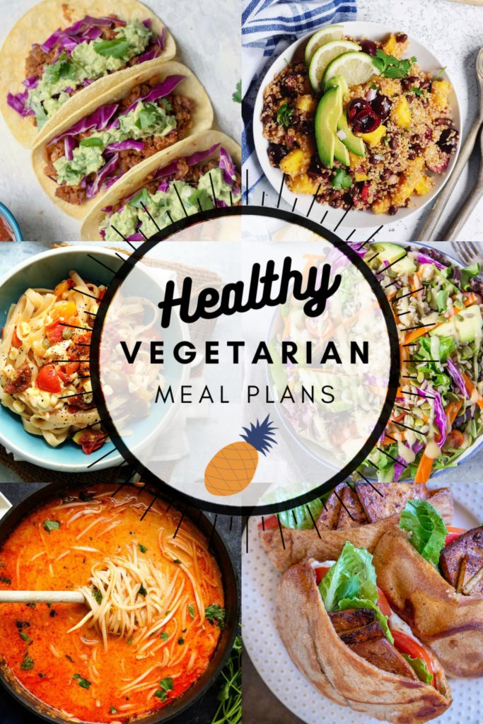 vegetarian meal plan list