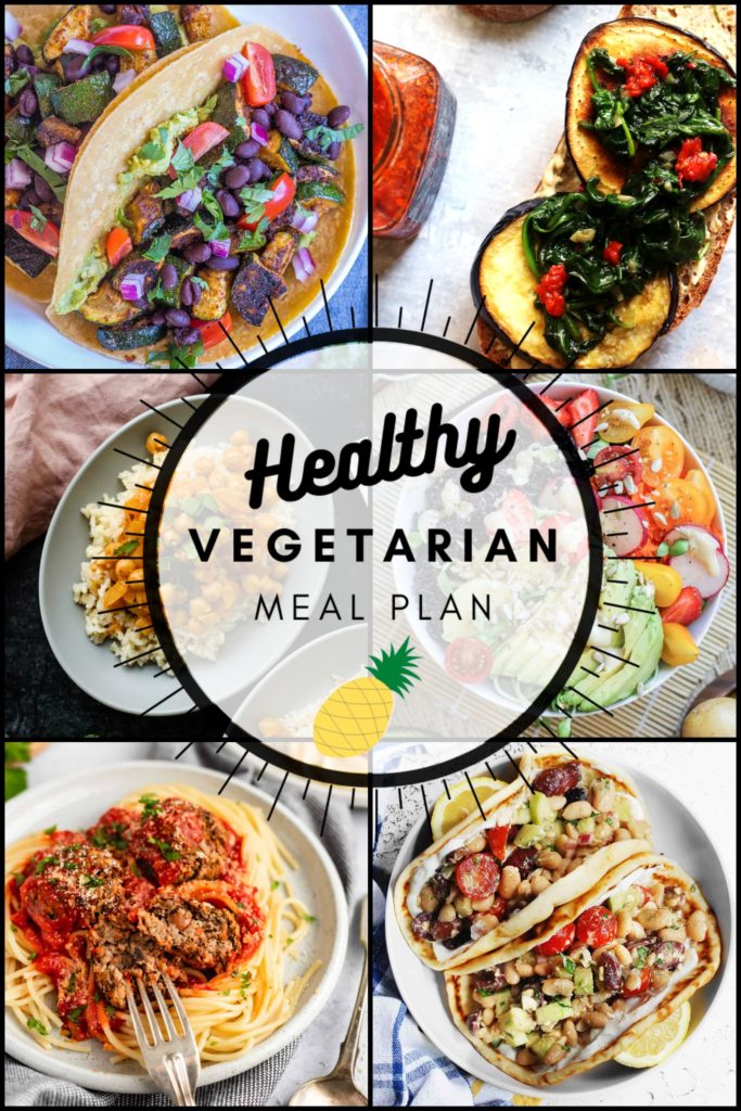 vegetarian meal plan list