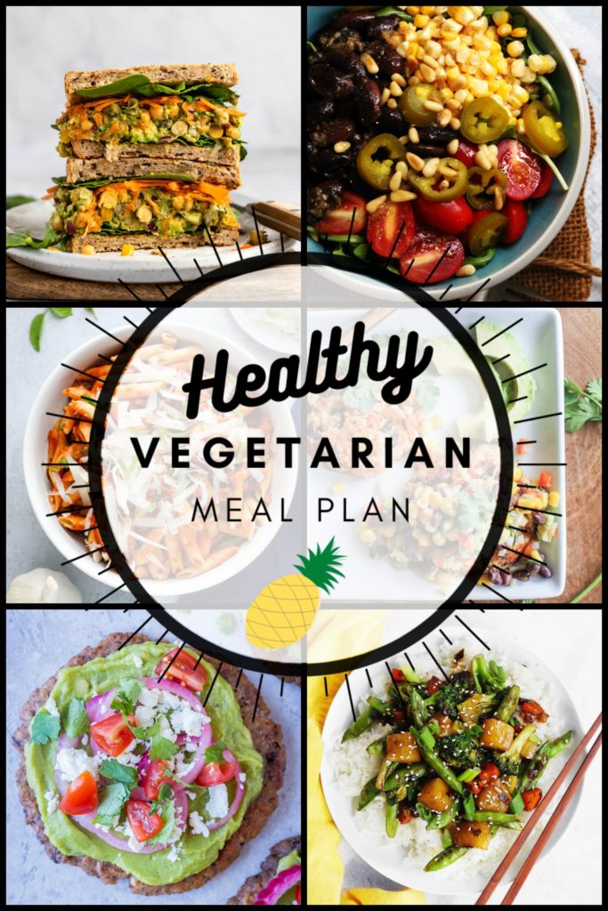 vegetarian meal plan list