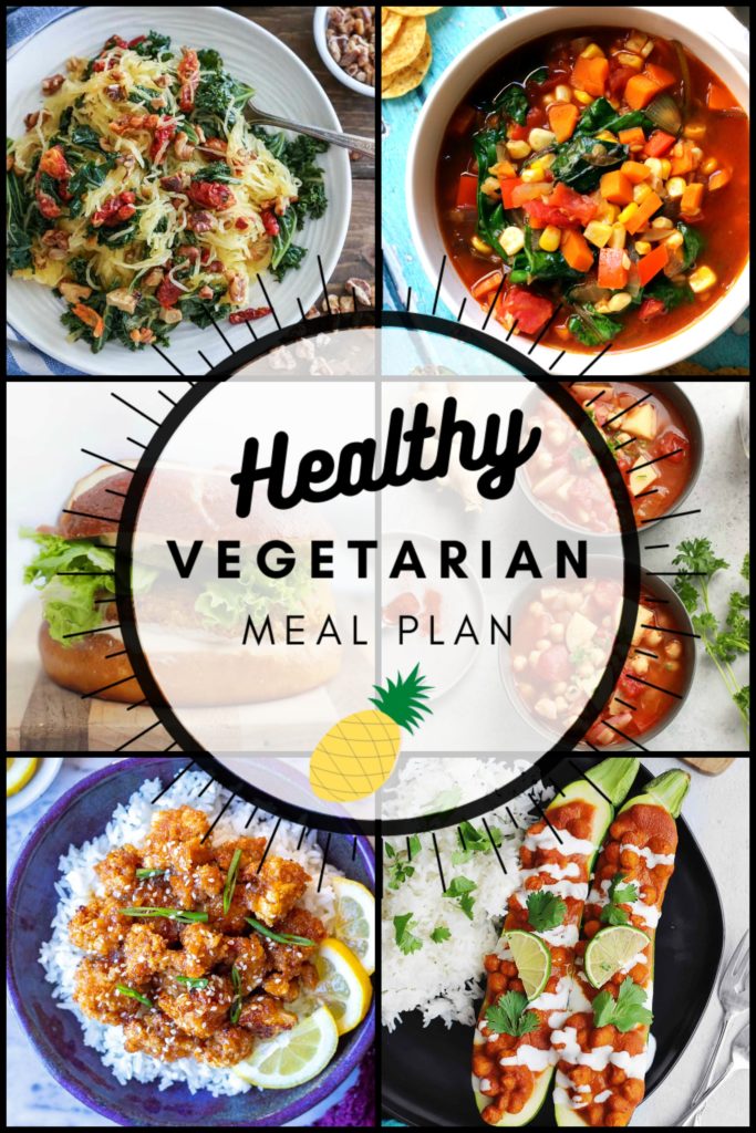 vegetarian meal plan graphic