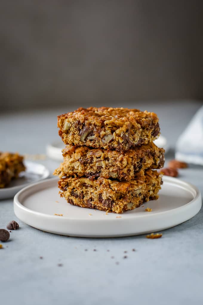 Chocolate Chip Pecan bars