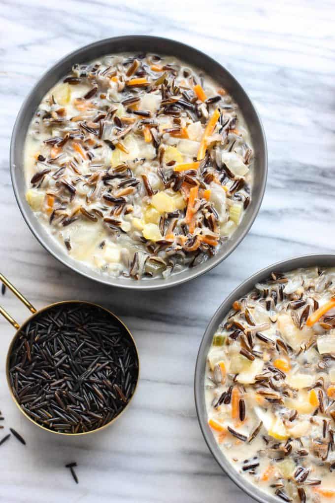 Minnesota wild rice soup