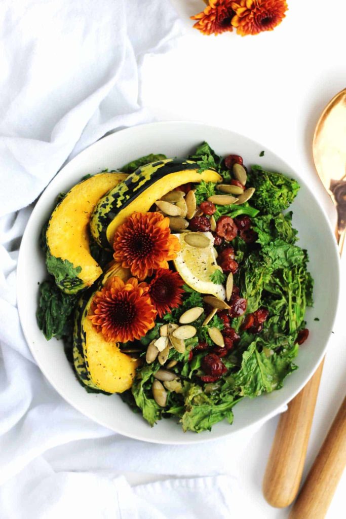 Salad with squash