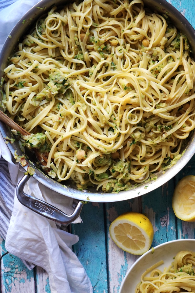 Pasta with Chickpea and Zucchini