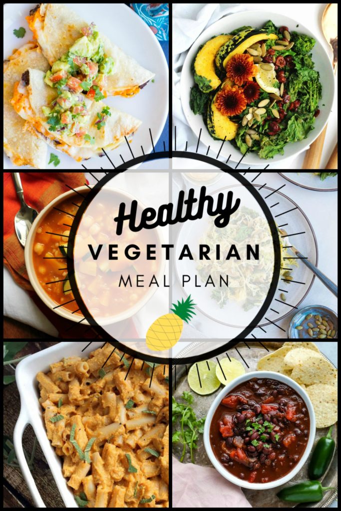 Vegetarian meal plan
