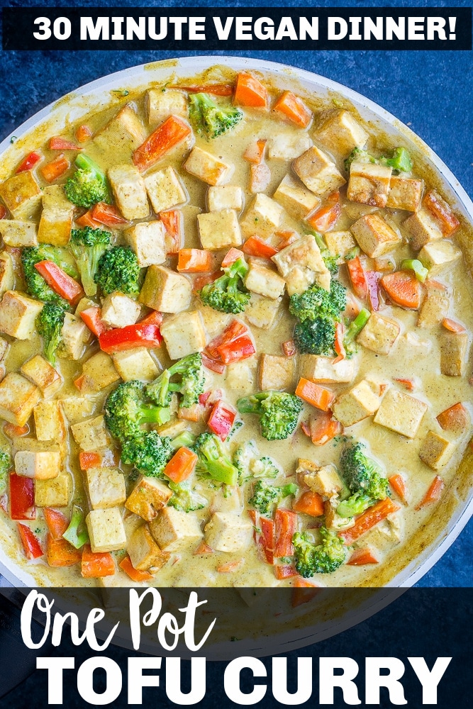 Easy Coconut Curry with Tofu {30 Minutes, One Pan} She Likes Food