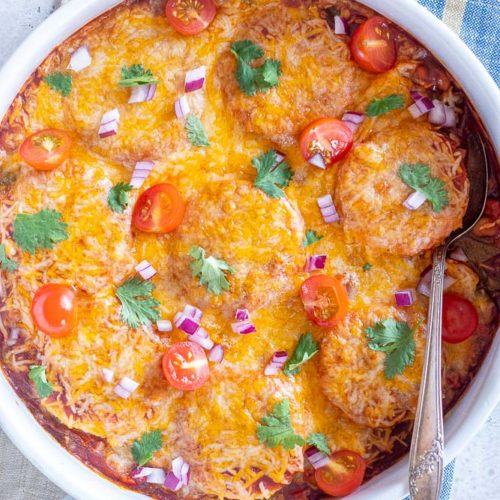 Polenta Enchilada Bake She Likes Food