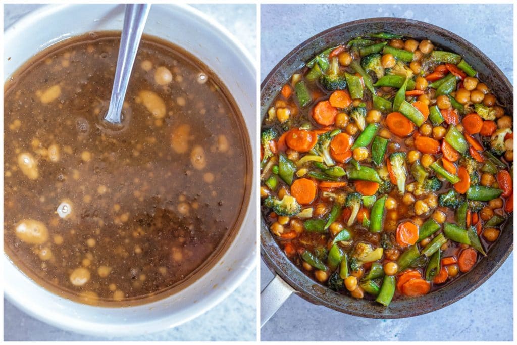 showing how to make a honey garlic sauce