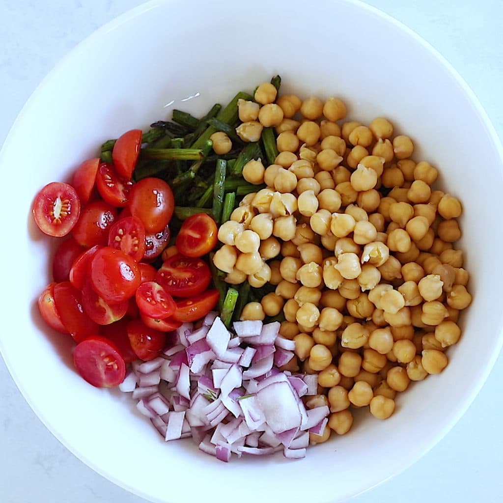 roasted asparagus salad ingredients