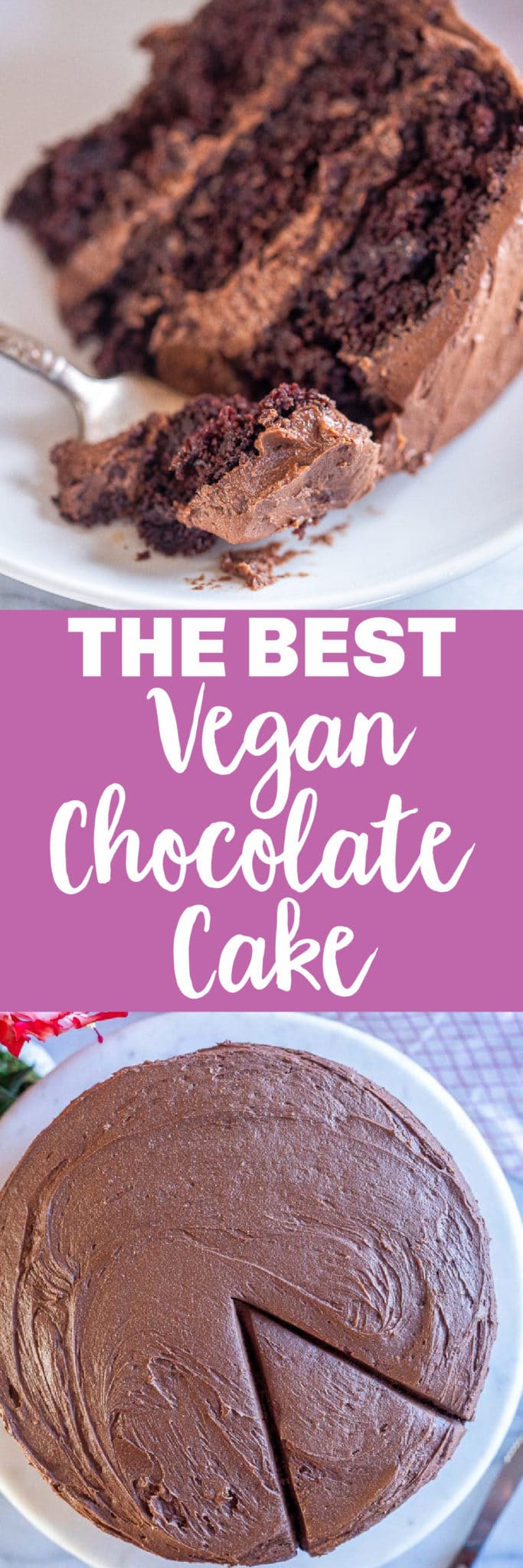 The BEST Vegan Chocolate Cake - She Likes Food