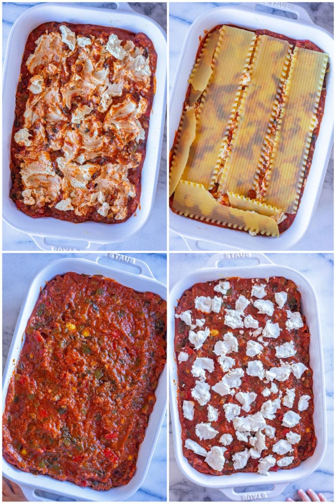 step by step photos of how to make lasagna