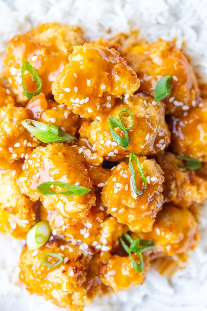 Vegan Orange Chicken Recipe The Best She Likes Food Vegan Orange Chicken Recipe The Best She Likes Food