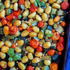 Sheet Pan Gnocchi with Zucchini and Cherry Tomatoes-image