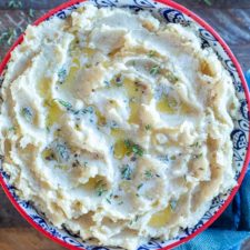 Caramelized Onion and Goat Cheese Mashed Potatoes-image